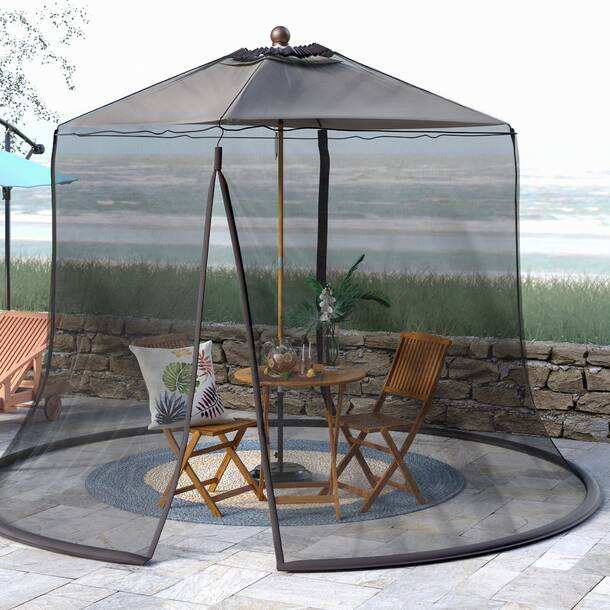 Garden Parasol Mosquito Net Patio Umbrella Mosquito Net