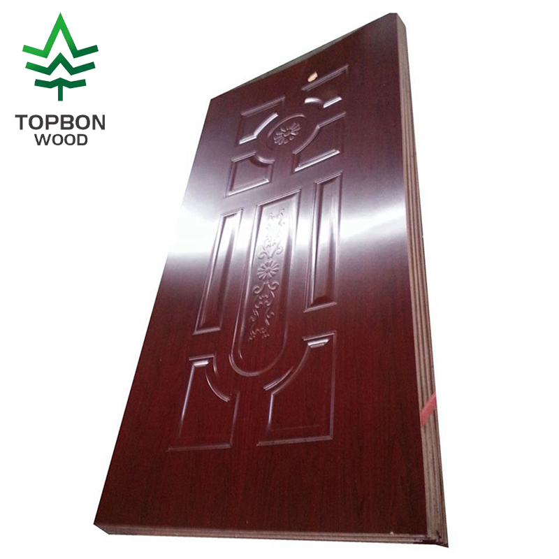 Melamine Laminated MDF Molded Door Skins in High Glossy Finish
