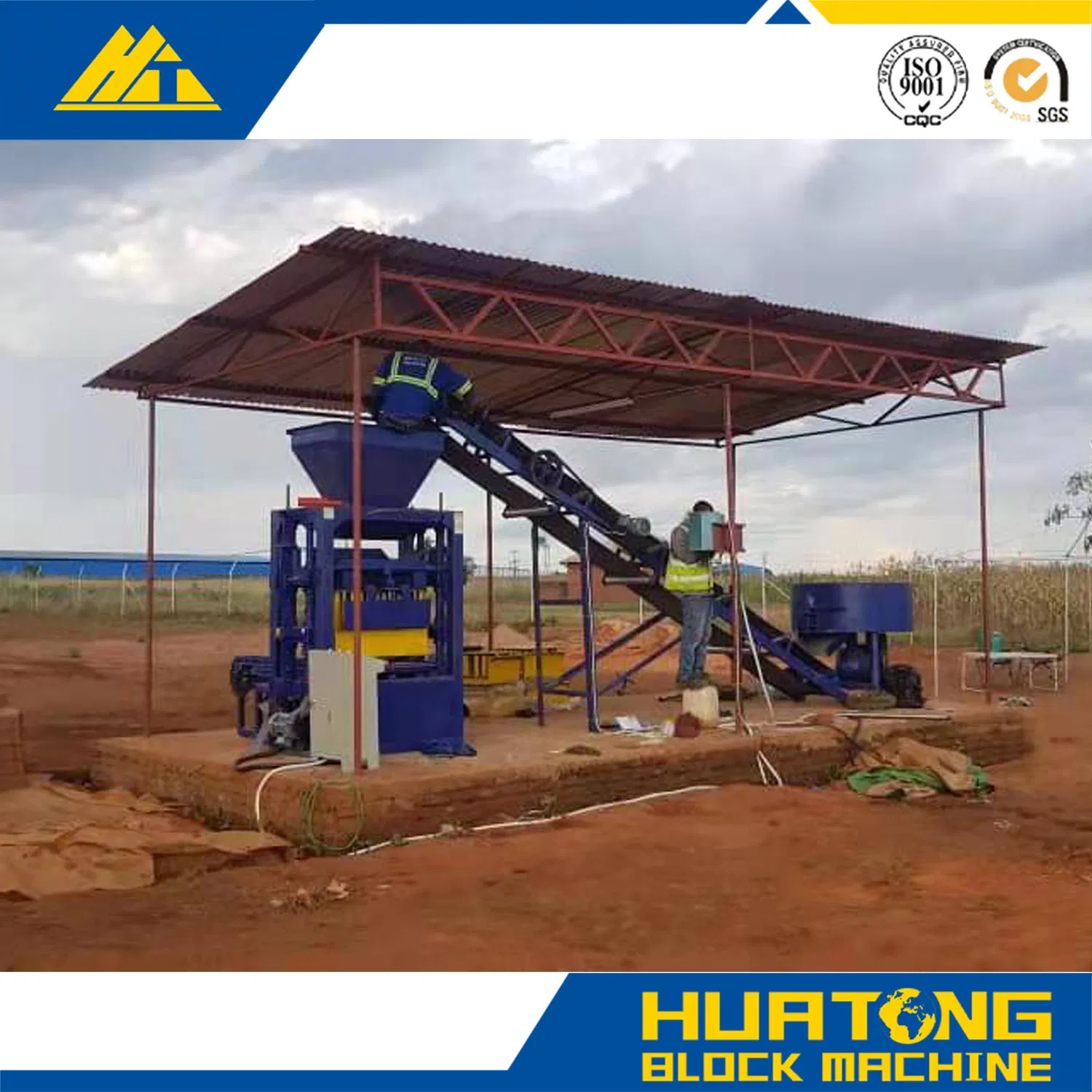 Qtj4-30 Efficient Concrete Block and Paver Brick Manufacturing Solution