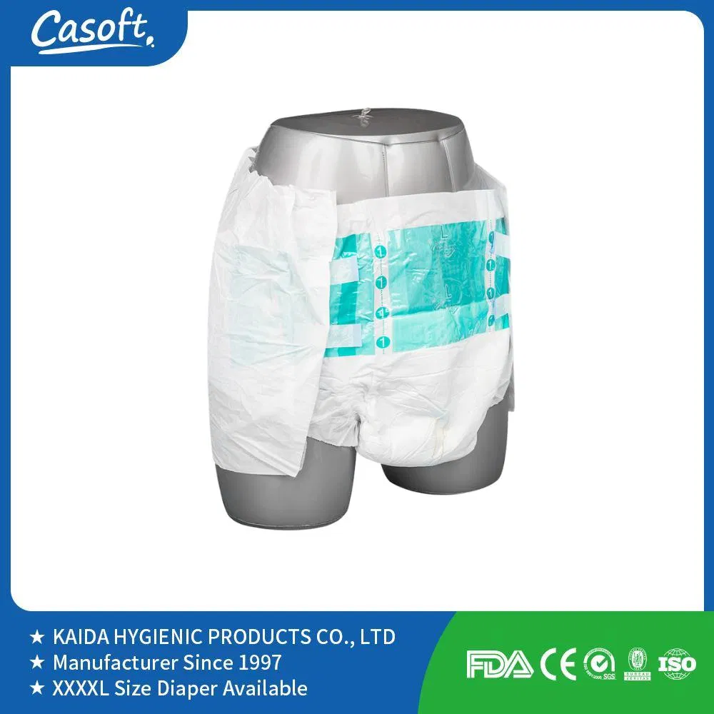 Bulky Casoft Extra Absorbent Adult Nighttime Tabbed Briefs Diapers for Bowl Incontinence in Philippines Russia Korea Us Malaysia Peru Chile EU China