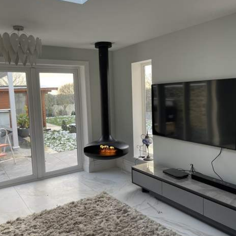 High Quality Customizable Hanging Fireplace Wood-Burning Stove