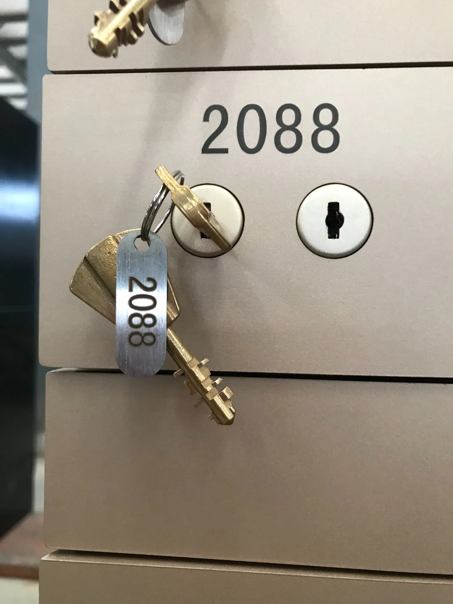 Antimagnetic Stainless Steel Hotel Lobby Safe Deposit Box for Bank