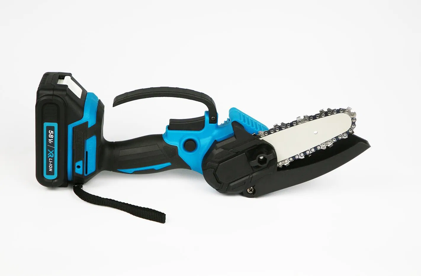 4" Portable Electric Lithium Battery Powered Chain Saw for Wood Cutting