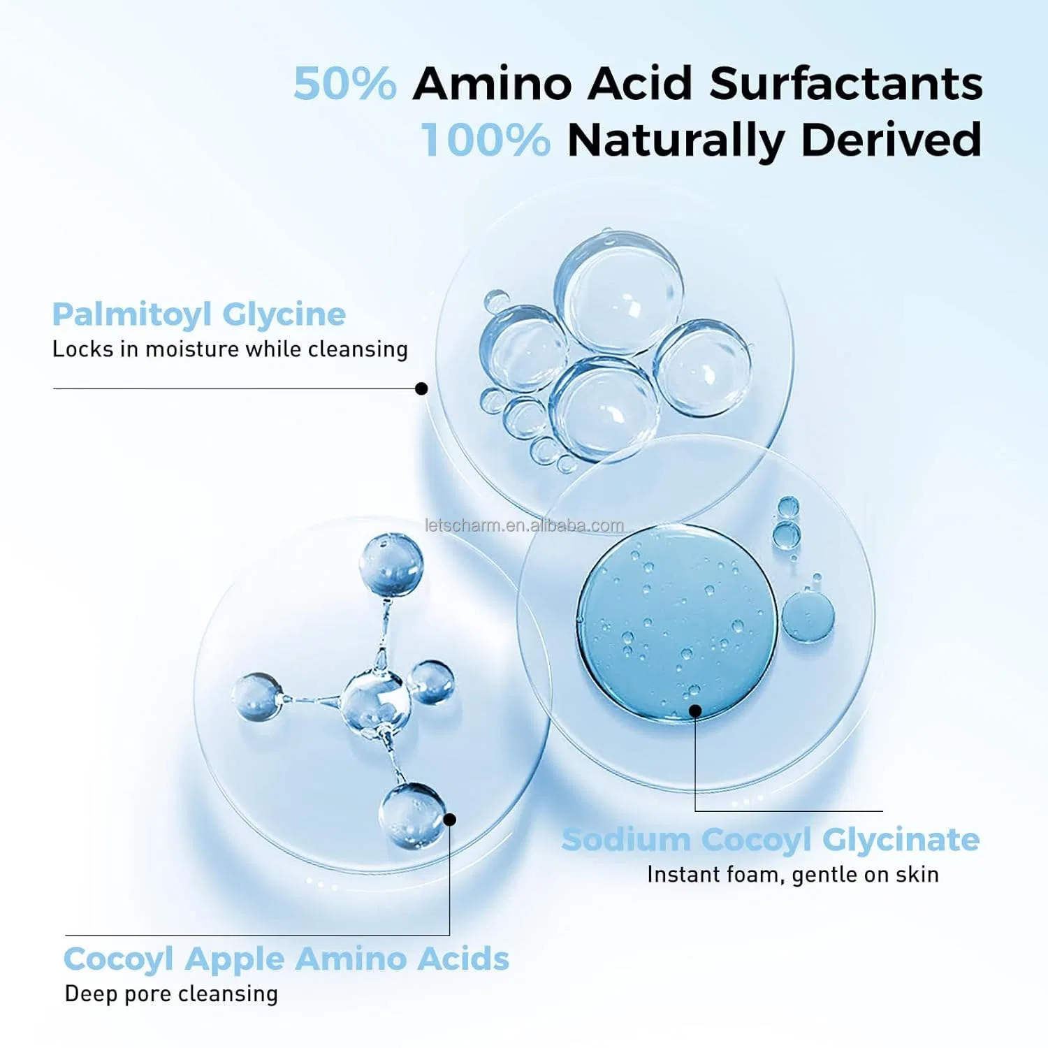 Ls068 OEM/ODM Aloe Vera Cleanser - Purifies Blackheads & Hydrates Skin. Customizable