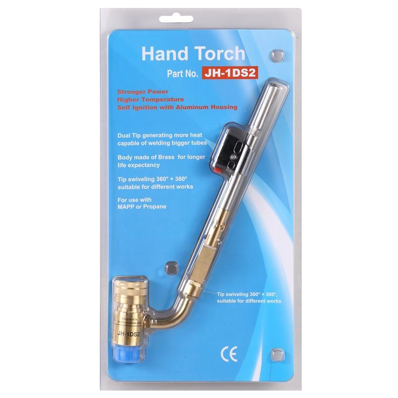 Welding Hand Torch for Propane Gas Hose Kit Cylinders Brazing Soldering Plumb