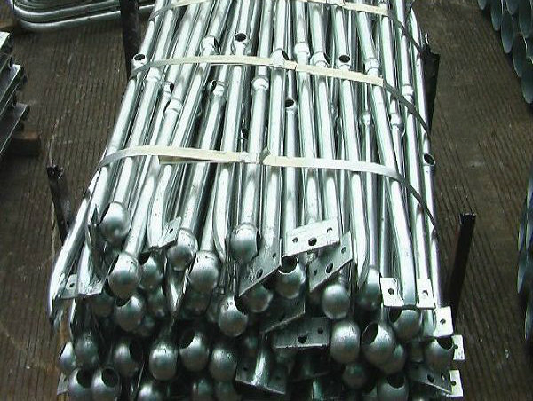 Hot DIP Galvanized Steel Pipe Handrail for Staircase