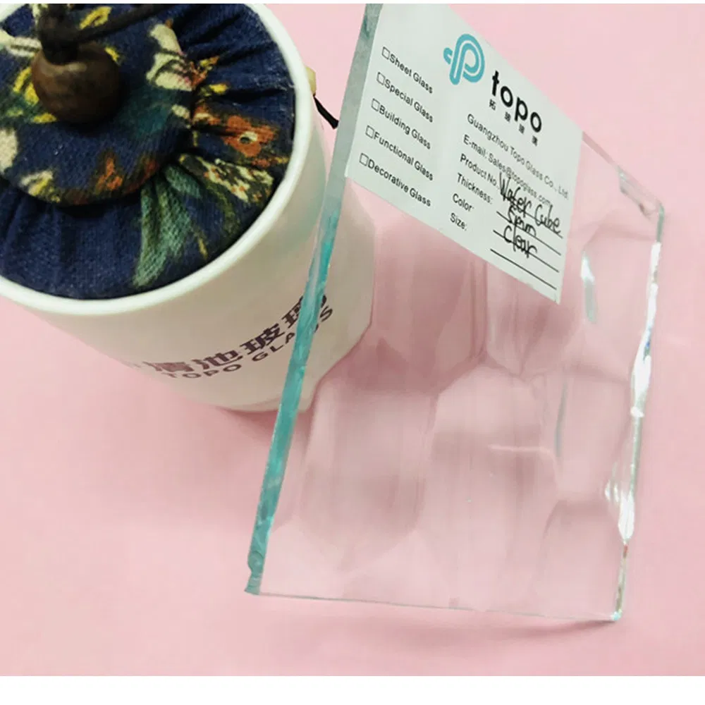Translucent Step Perspective Water Cube Glass for Door Glass (CP-TP)