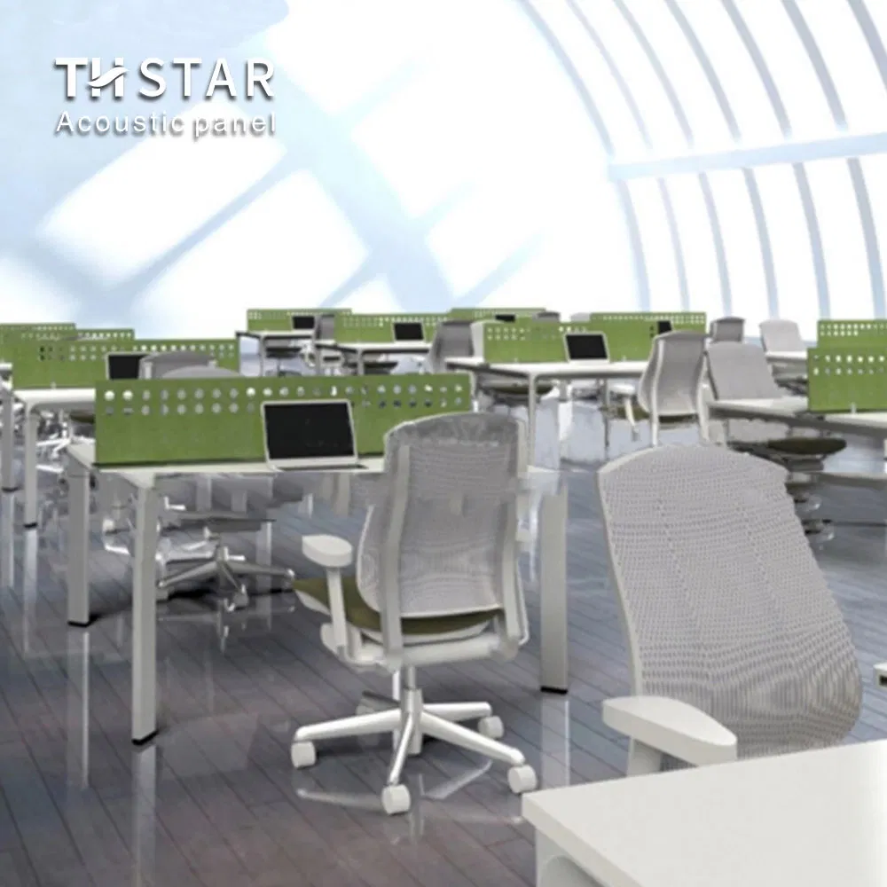 Fire Retardant Polyester Fiber Suction Office Desktop Partition