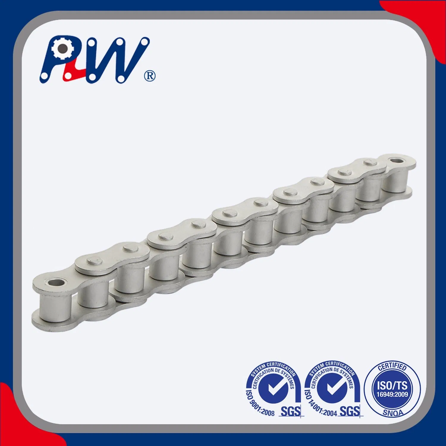 Heavy-Duty Premium Nickel-Plated Transmission Roller Chain for Machines
