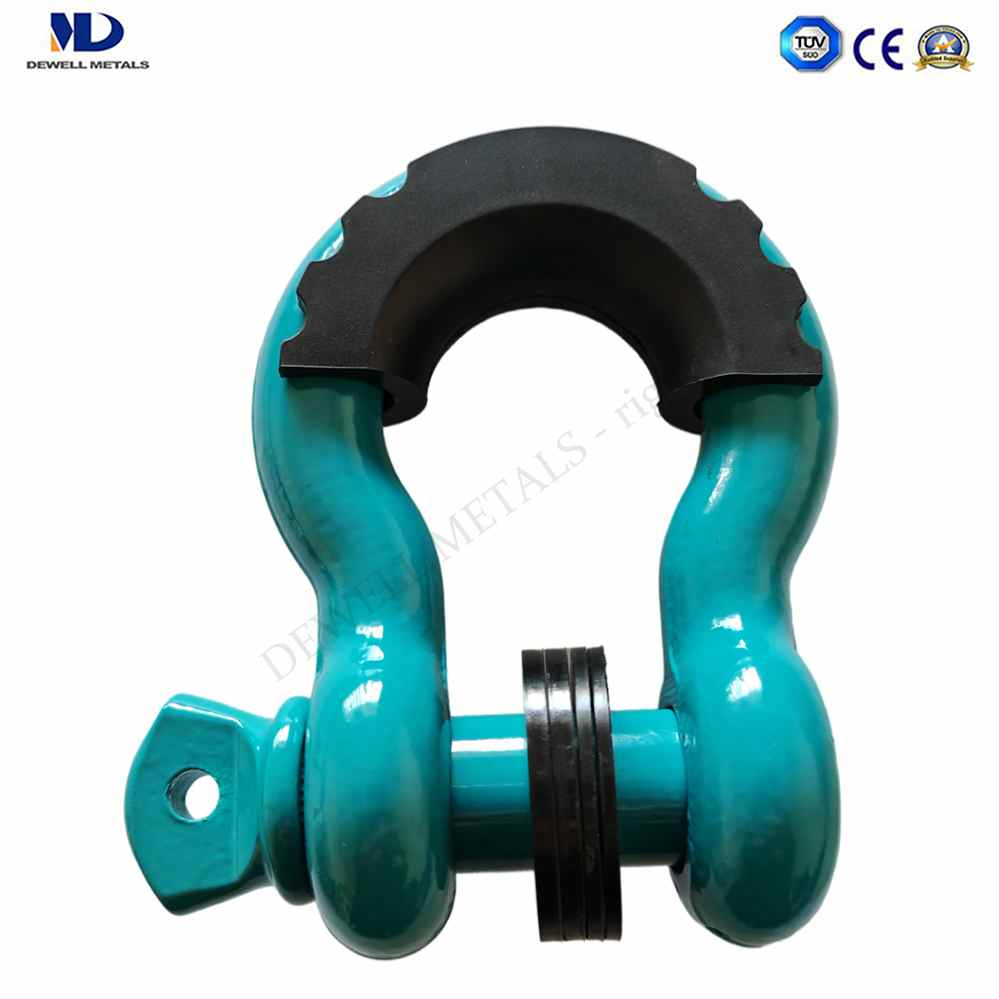 Hot Dipped Galv. G2130 U. S Type Drop Forged Bow Anchor Shackle