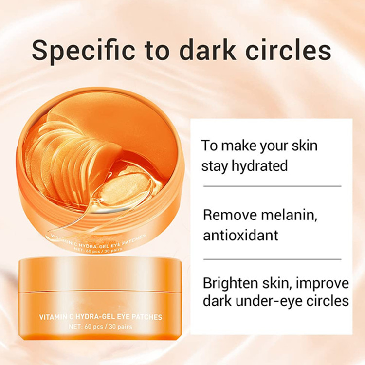 Custom Premium Vitamin C Hydrogel Eye Patches Mask