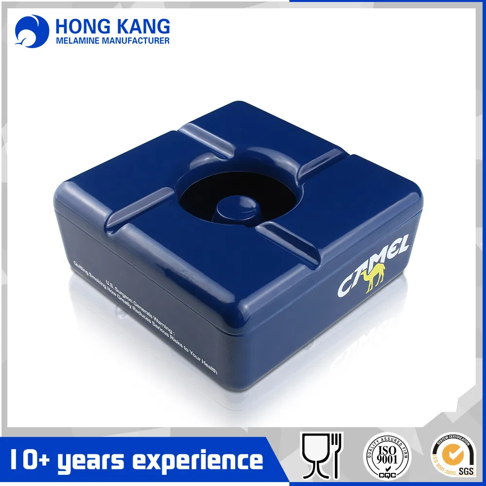 Spuare Cigar Plastic Pocket Melamine Ashtray