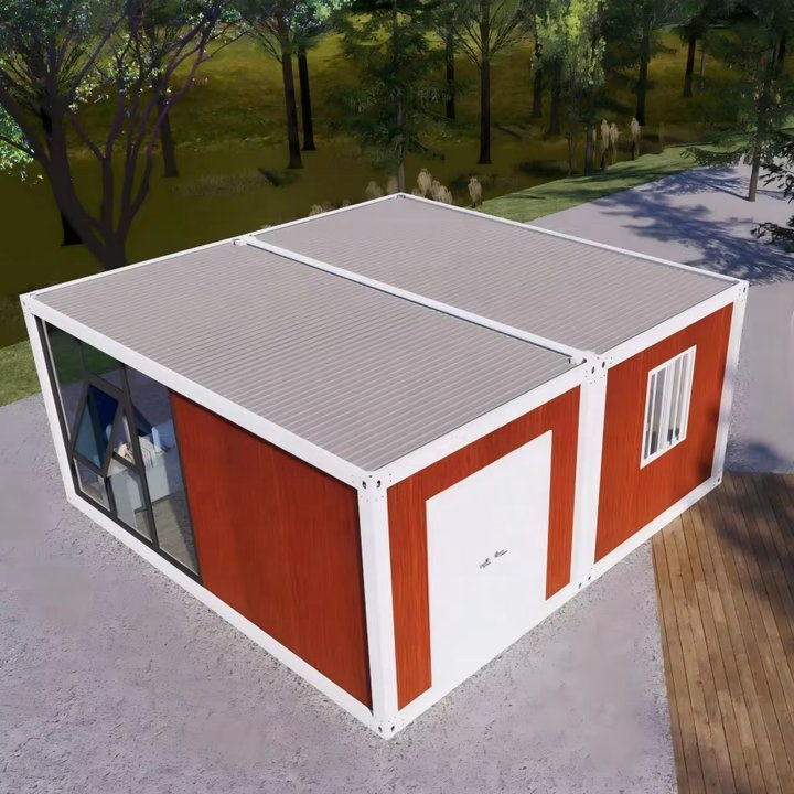 Zontop Portable Container Farms Light Steel Structure Hotel Building Storage Prefabricated Flat Pack Folding Prefab Modular Container Office Home House