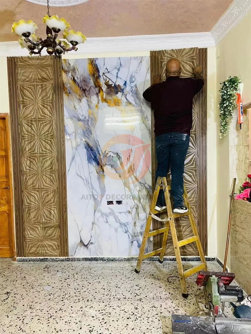 UV Marble Partition Sheet Soundproof