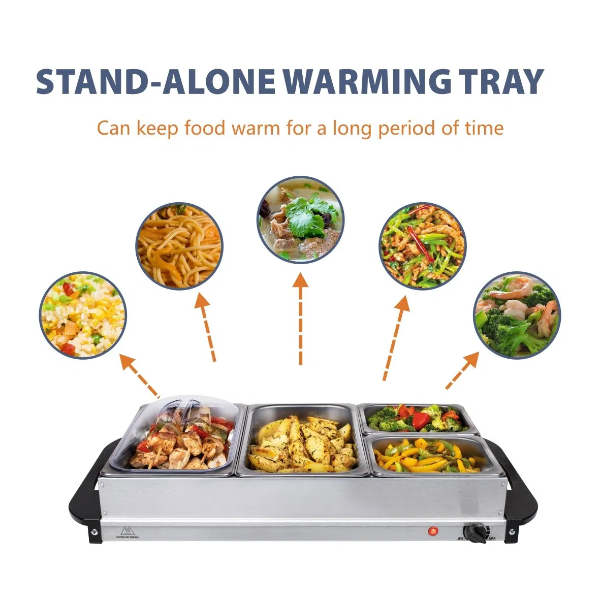 Buffet Stove, Electric Heating Buffet Stove, Visible Hotel Breakfast Warming Stove, Warming Pot