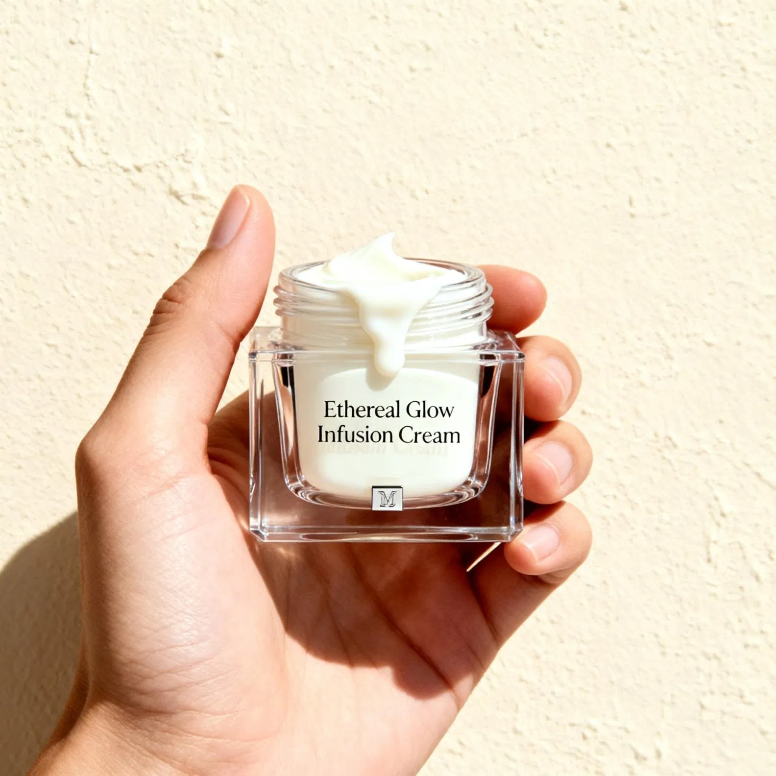 Soothing and Anti-Inflammatory Face Cream with 1.5% Tranexamic Acid for Redness Control and Dendrobium Extract for Comfort and Hydrolyzed Sponge Crystal for He