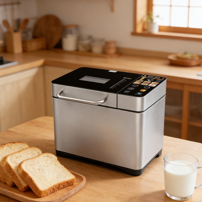 Ultimate Stainless Steel Breadmaker 17-in-1 Automatic Bread Maker Machine with Nut Dispenser