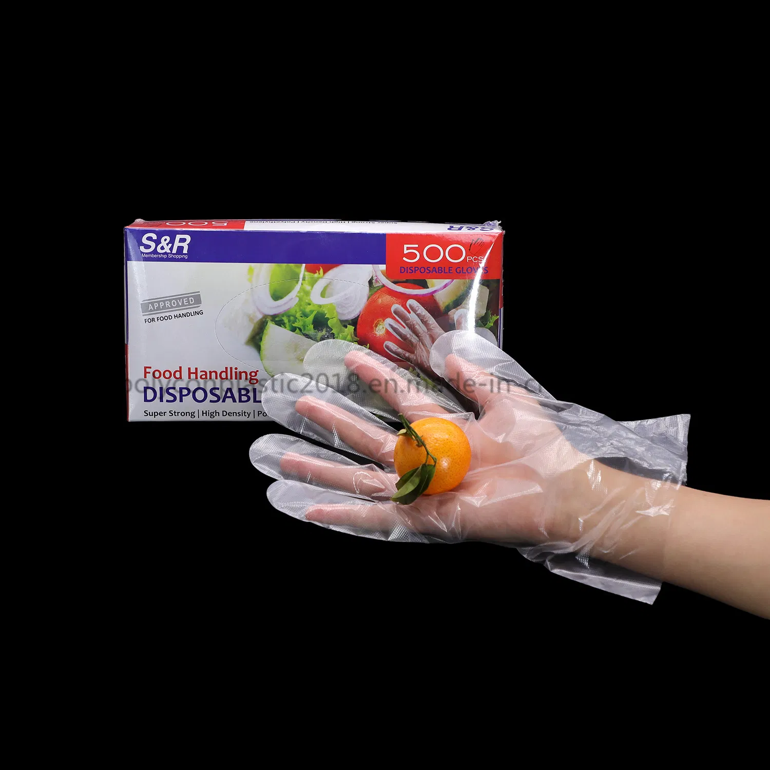 LDPE Polyethylene Disposable Kitchen Gloves Strong Gloves
