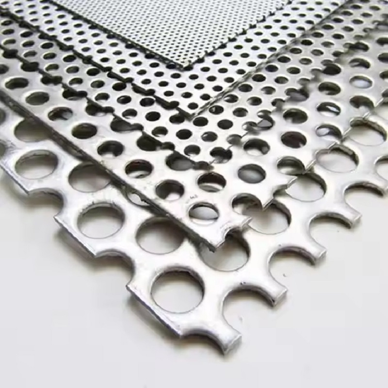 2025 Perforated Mesh Panel Punching Hole Metal Sheet Fence Stainless Steel Perforated Mesh for Decoration and Sound Barrier