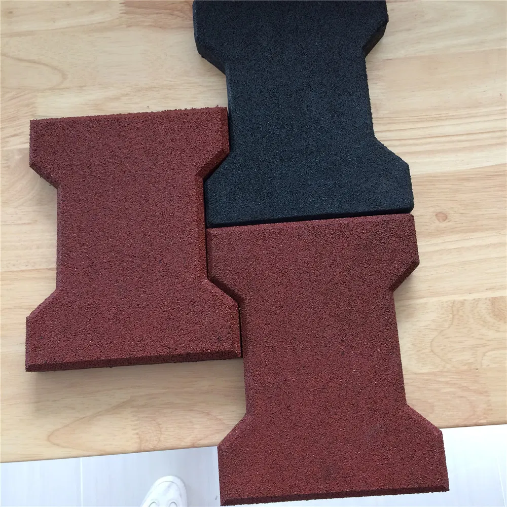 Horse Barn Dogbone Rubber Paver for Equestrian