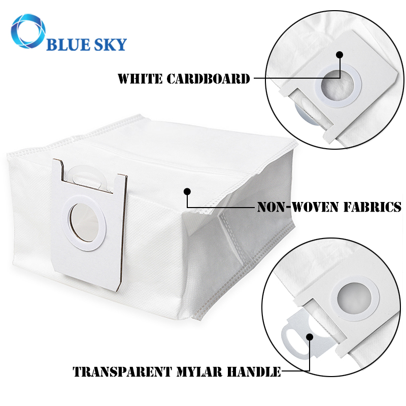 Non-Woven Filter Dust Bag for Xiaomis Roborock Irobots Roombas E5 E6 I7 Ecovacs Robot Vacuum Cleaner Spare Parts