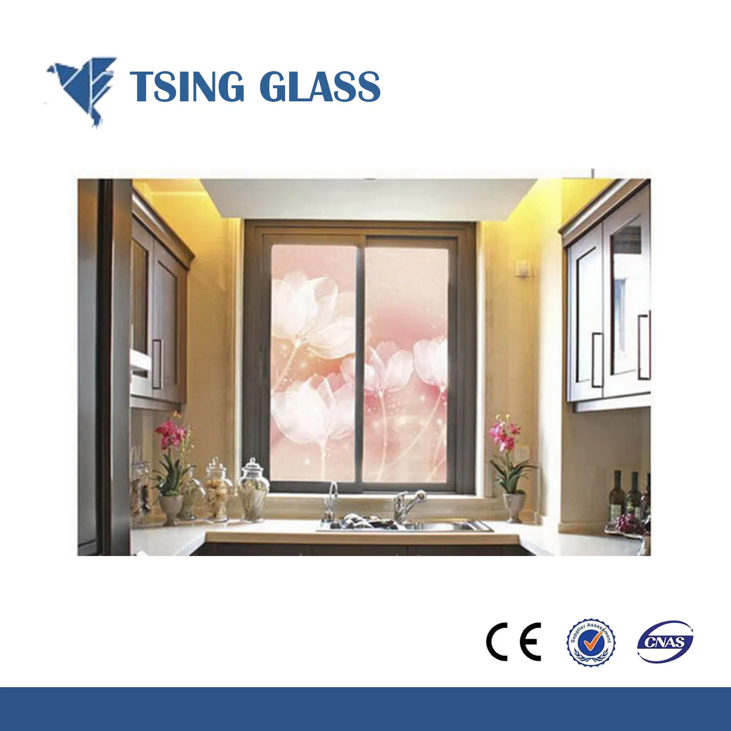 8mm Clear/Colored Frosted Glass Shelves