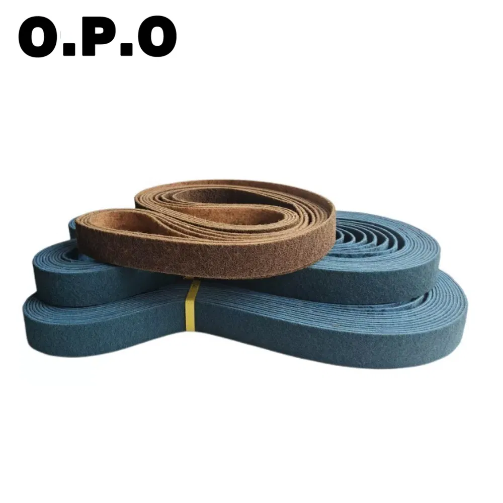 Hot Sale Customized Non Woven Sanding Belt Nylon Abrasive Belt for Polishing Cloth Belts for Metal and Stainless Steel