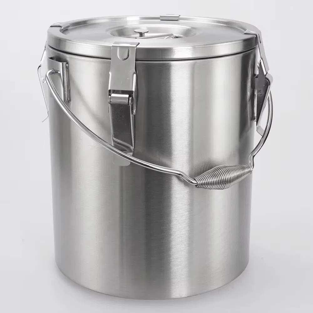 Kitchen Accessories-Airtight Stainless Steel Dry Food Storage Containers Cover Humidity Holders