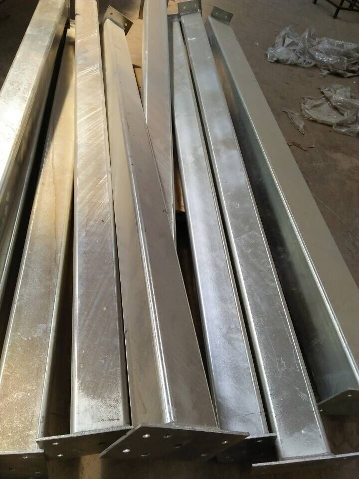 Hot DIP Galvanized Steel Column Welded