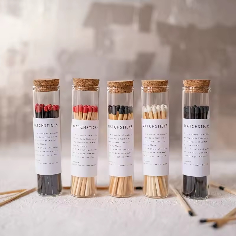 3-Inch Wooden Match Are Packed in Glass Bottles and Cans.