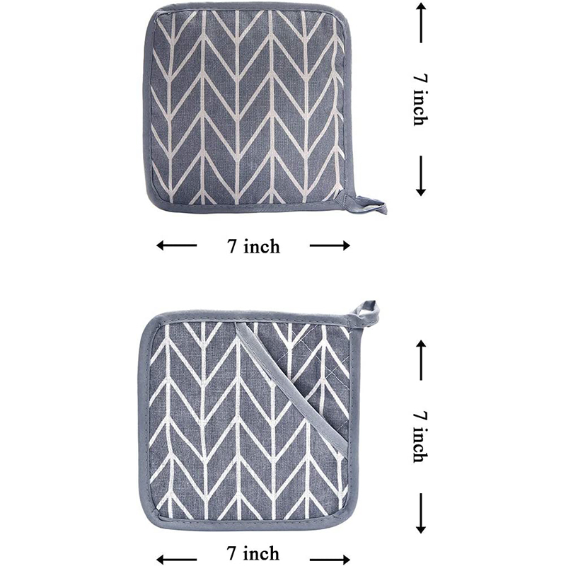 Heat Resistant Silicone Kitchen Mini Oven Mitts and Potholders