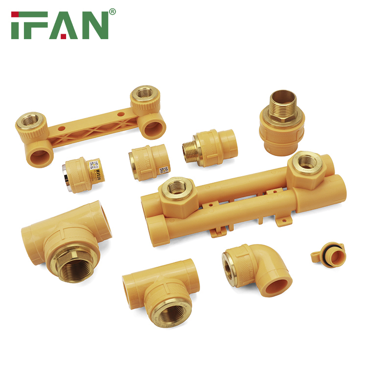 Ifan ISO 15874 Direct Sale 20-63mm Yellow Pn25 Union PPR Fitting