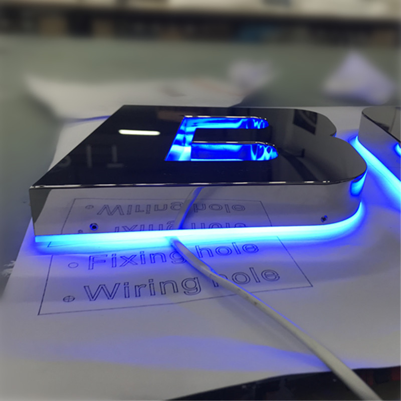 Durable Backlit Metal Halo Lit Signage for Long-Term Use