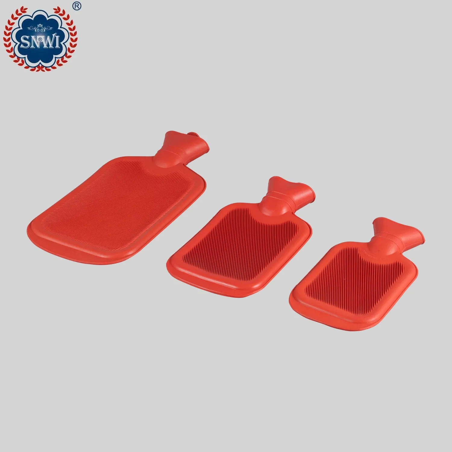 High Quality Medical Natural Rubber Flush Hot Water Bottle (Bag) with Plush or Knit Covered