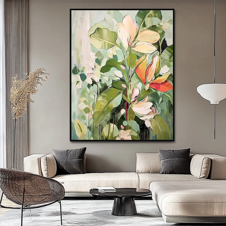 Картина 3D Цветочный сад декор интерьера