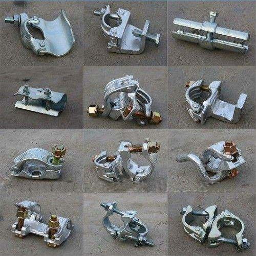 En74 BS1139 JIS British Drop Forged Hot Dipped Galvanized Scaffold Sleeve Double Swivel Board Retain Putlog Beam Tube Pipe Scaffold Fittings Clamp