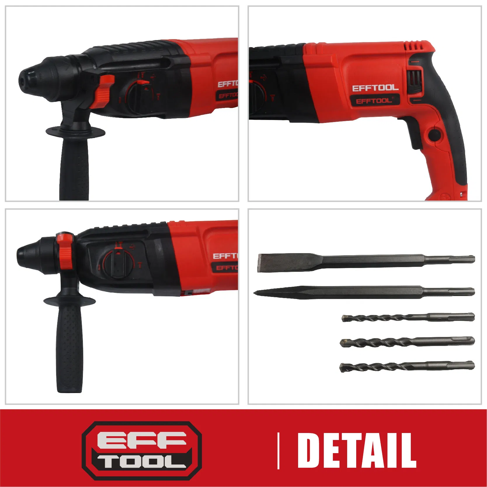 2024 Efftool Hotsale Power Tools Electric Tool Corded Rotary Hammer