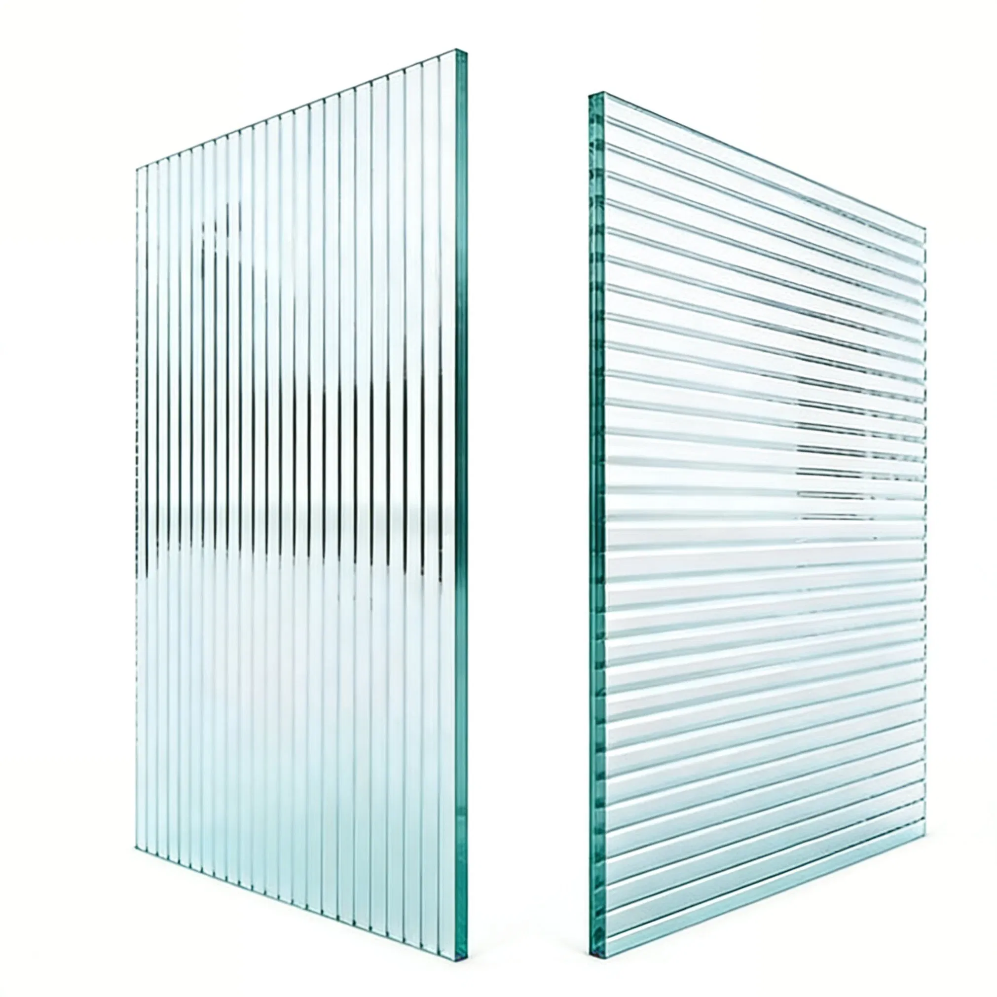 Weather-Resistant and Anti-Yellowing Fluted Glass for Outdoor Sunroom Partitions