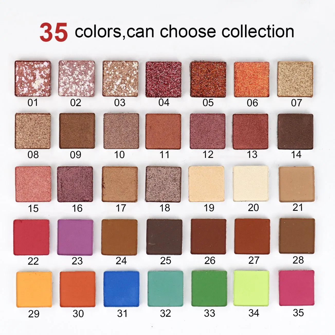 Fast Shipping Eye Shadow Palette High Pigment Shimmer Private Label Makeup Free Sample