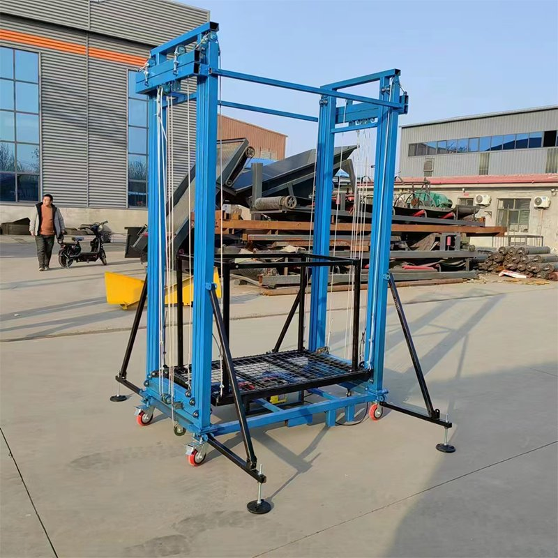 Electrical Ladder Lift 4m/6m/8m Remote Control Automatically Lifting Scaffolding with Chain