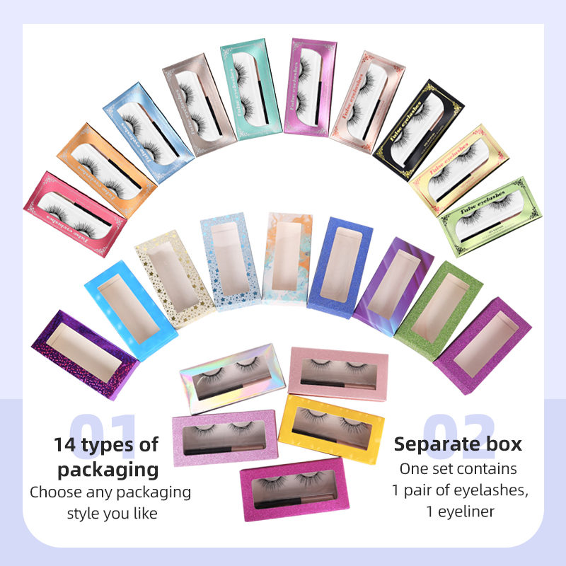 3D 5D 25mm Mink Eyelashes with Customized Logo Free Paper Packaging Box