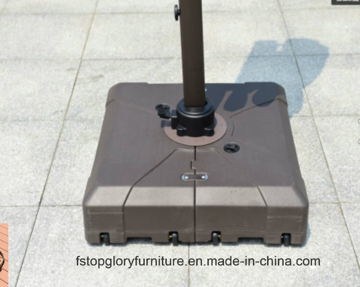 Aluminum Alloy Outdoor Double Curved Roma Umbrella