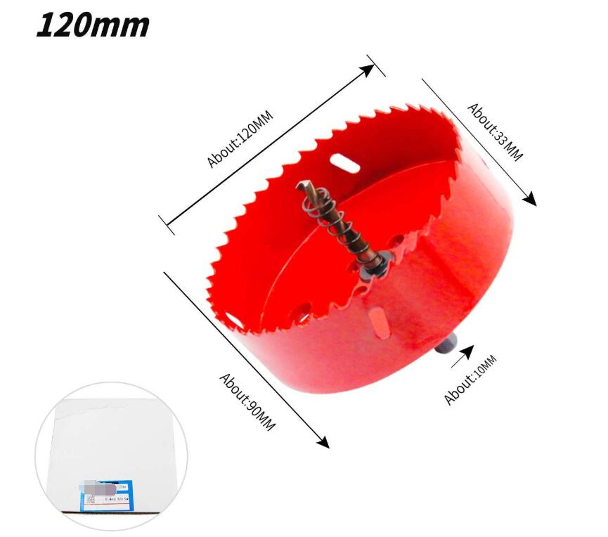 Биметаллическая коронка Goldmoon 120 мм для дерева и металла