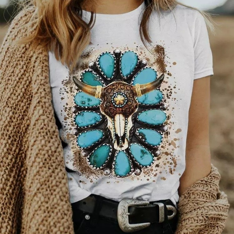 Футболка женская хлопок 180 г/м² с тиснением