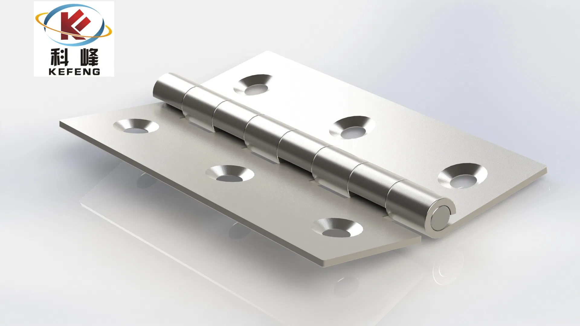 Low-Profile 316L Stainless Concealed Hinge for Frameless Glass Doors