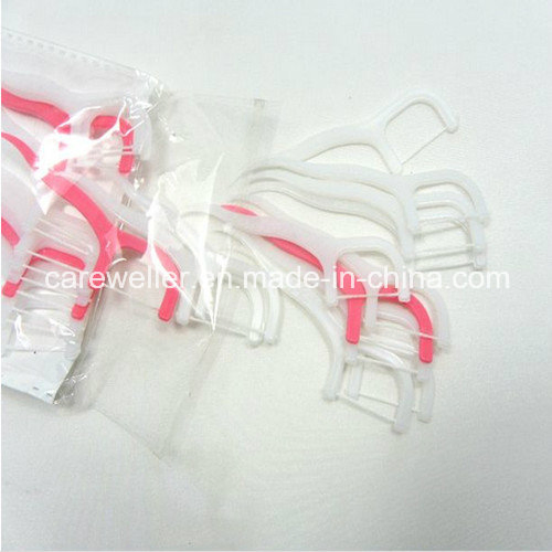 Disposable Plastic Dental Oral Floss Pick