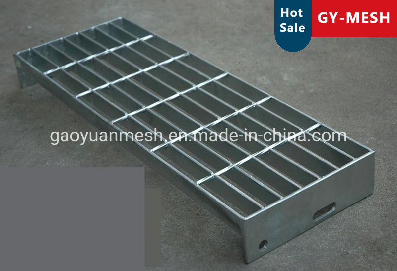 Steel Grating for Stair Treads with Plate Nosing