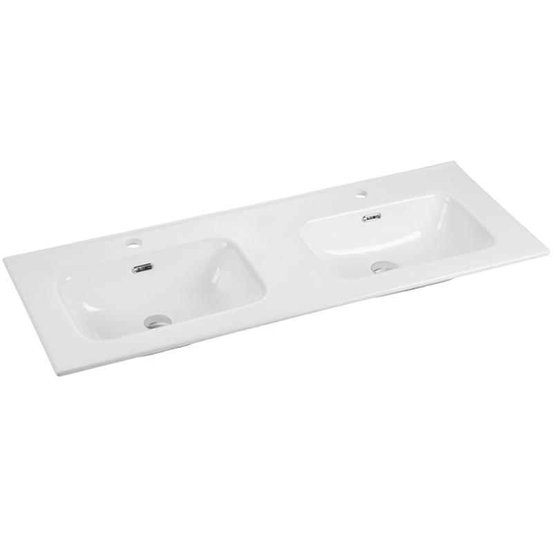 Manufacturer thin edge bathroom vanity top basin for bathroom cabinet units