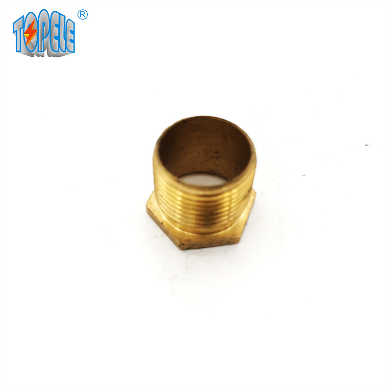 BS4568 Conduit Brass Long Male Bush