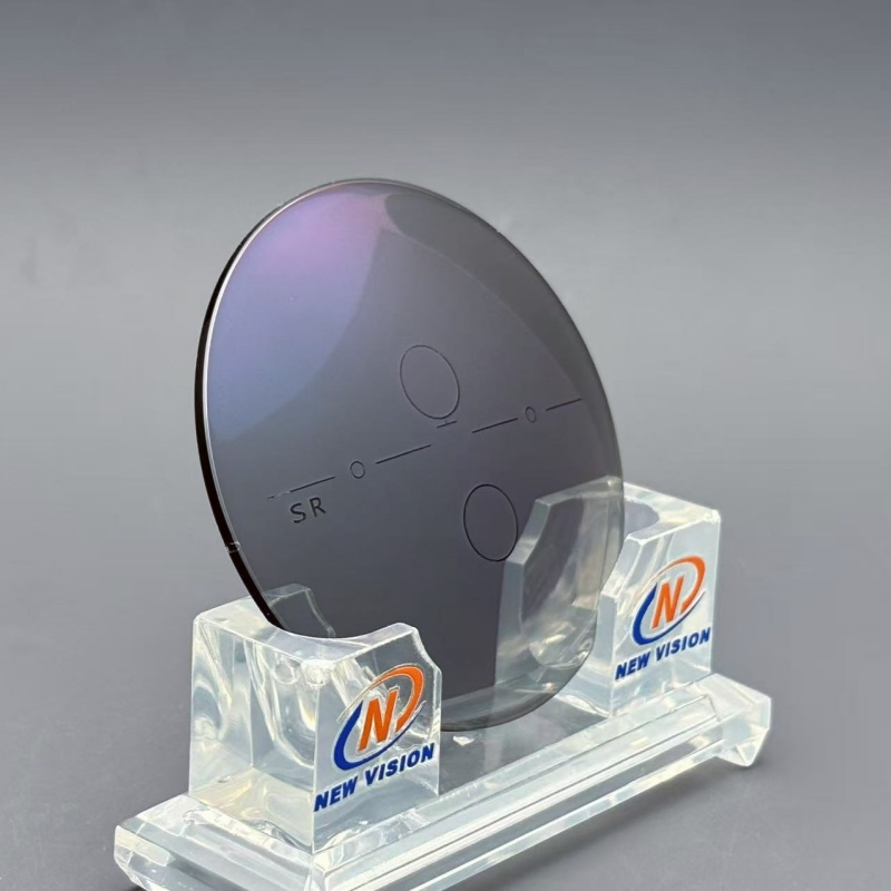 MID-Index 1.56 Finished Progressive Photomagic Gray Hmc 75mm Resin Optical Spectacles Lens